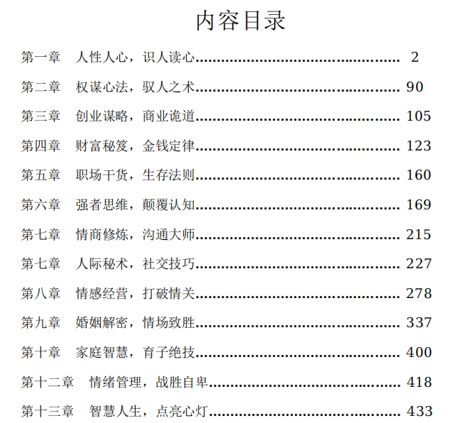 图片[1]—【Z142】人性顶级秘术，通透人性必读！内容很硬！内心脆弱的人不适合观看—曹哲成长社群